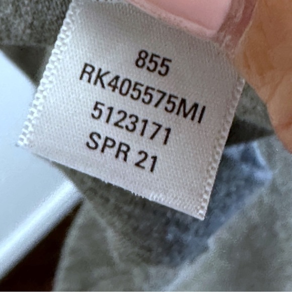 SUSINA Sleeveless Gray T-shirt Tie Waist Dress Cotton Blend Small - Picture 12 of 13